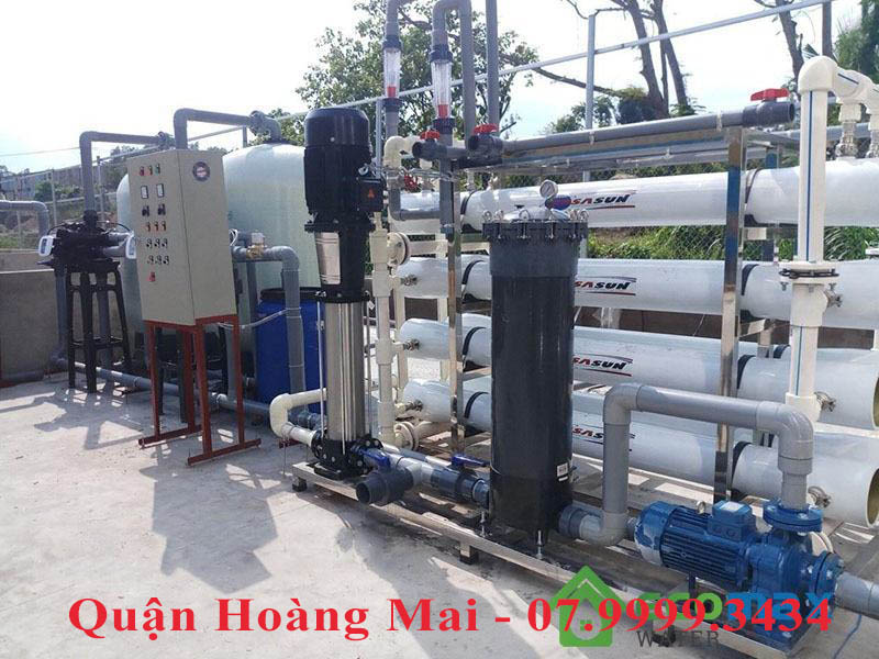 Lắp đặt thay hệ thống lọc nước đầu nguồn tại Hoàng Mai