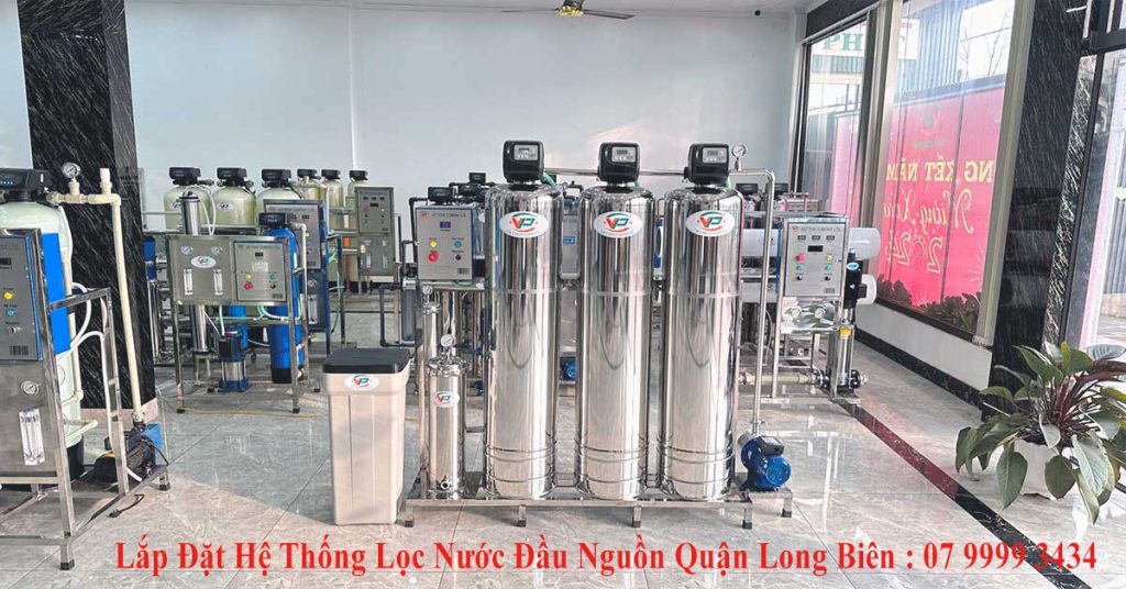 Lắp đặt thay hệ thống lọc nước đầu nguồn tại Long Biên