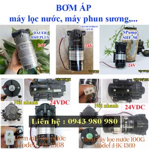 Bơm máy lọc nước 24V , 36V