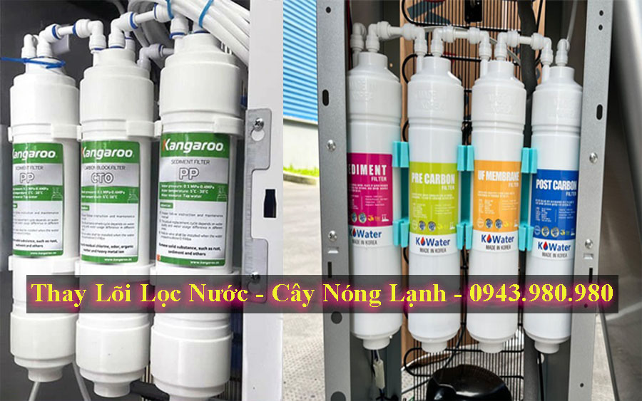 Bán thay lõi lọc cây nước nóng lạnh tại hà nội