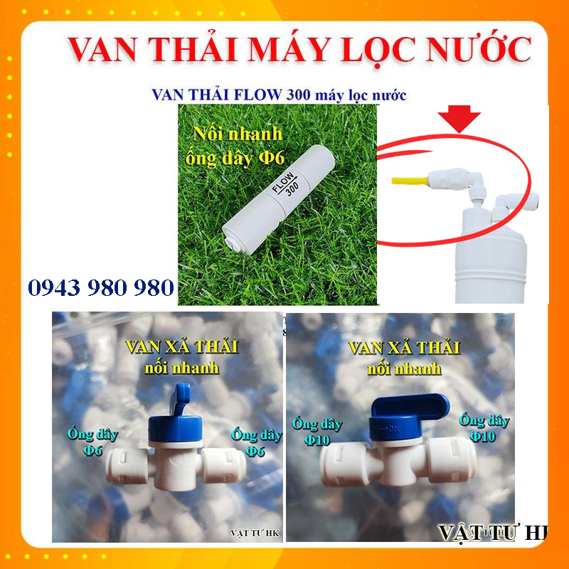 Bán van xả máy lọc nước