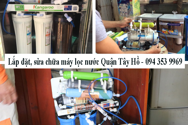 Lắp đặt, sửa chữa máy lọc nước Quận Tây Hồ