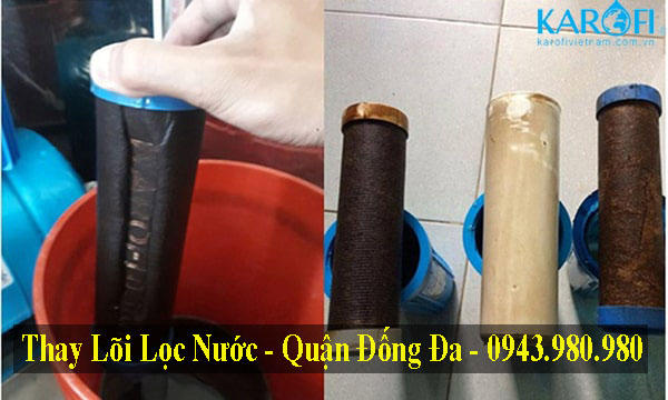 Thay lõi lọc nước tại quận đống đa