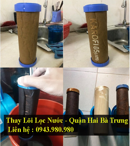 Thay lõi lọc nước tại quận hai bà trưng