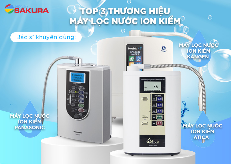 Bán máy ion kiềm Nhật Bản tại Hà Nội