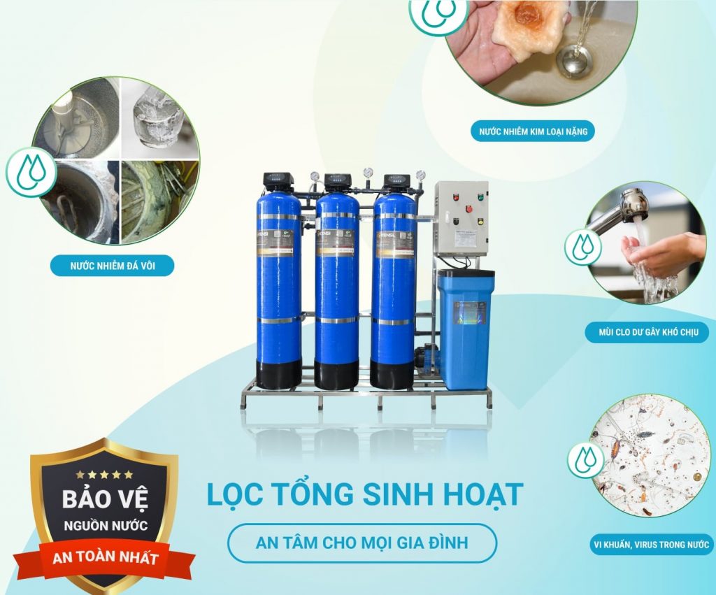 Bán Máy Lọc Nước Ion Kiềm & Lắp Đặt Lọc Tổng Sinh Hoạt Tại Hà Nội