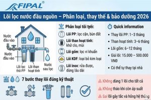 Thay Lõi Bảo Dưỡng Máy Lọc Nước Đầu Nguồn Tổng Tại Hà Nội